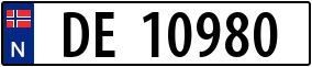 Truck License Plate